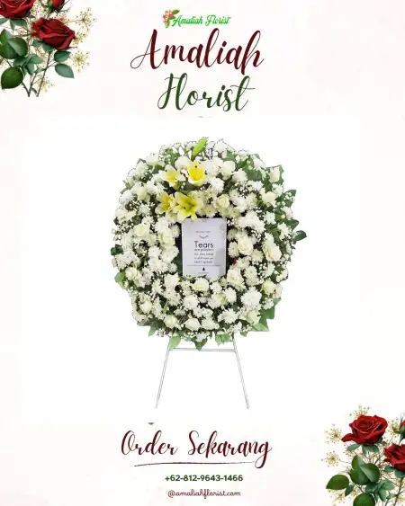 Krans Bunga Duka Pucang